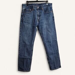 Levi Jeans Men's 505 Cotton Denim 34x32 Classic Cowboy